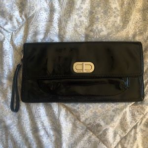 Franco Sarto Large Black Clutch